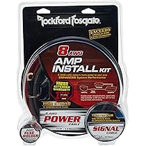 Amazon.co.jp: ROCKFORD FOSGATE RFK8I ロックフォード アンプケーブル
